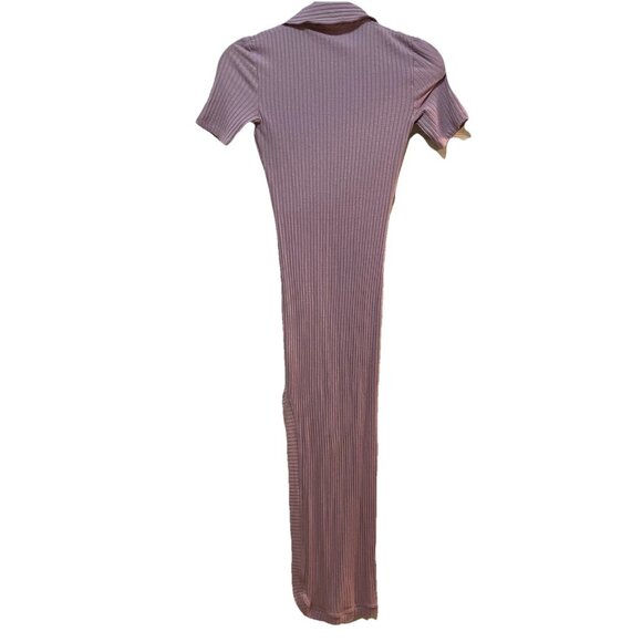 ALIX NYC Dusty Rose Spencer Short Sleeve V-neck Bodycon Midi Dress Sz XS - Picture 7 of 7